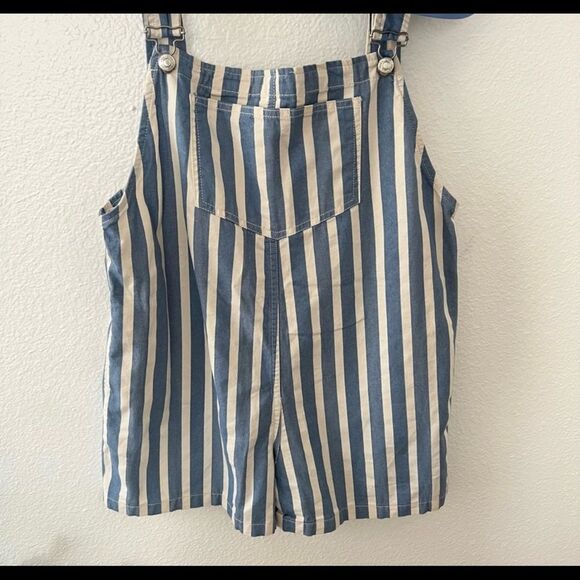 Zara NEW Striped Short overalls - Picture 5 of 10